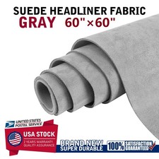 Light Grey Suede Headliner Fabric Material for Car Auto Headliner Trim 98" 60"
