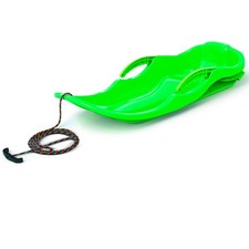 Schlitten Race S Grün mit Bremse Rodelschlitten Kinderschlitten Bob Rodel
