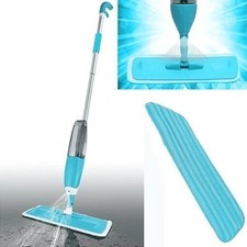 Spray Mop Floor Cleaner Multi-Surface 600ml Refillable Mop Machine Washable Pad