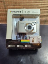 New In Box Polaroid iS 624 Silver 16MP Optica...