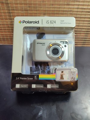 New In Box Polaroid iS 624 Silver 16MP Optical 6X Zoom Digital