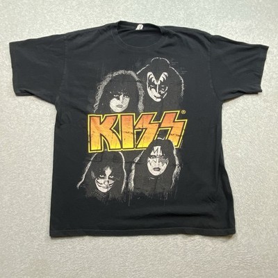 Black Kiss Rock Band T-Shirt Men s Sz XL Pre-Shrunk Graphic Music Grunge