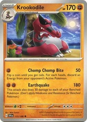 Krookodile 117/198 Scarlet & Violet Base Set Uncommon