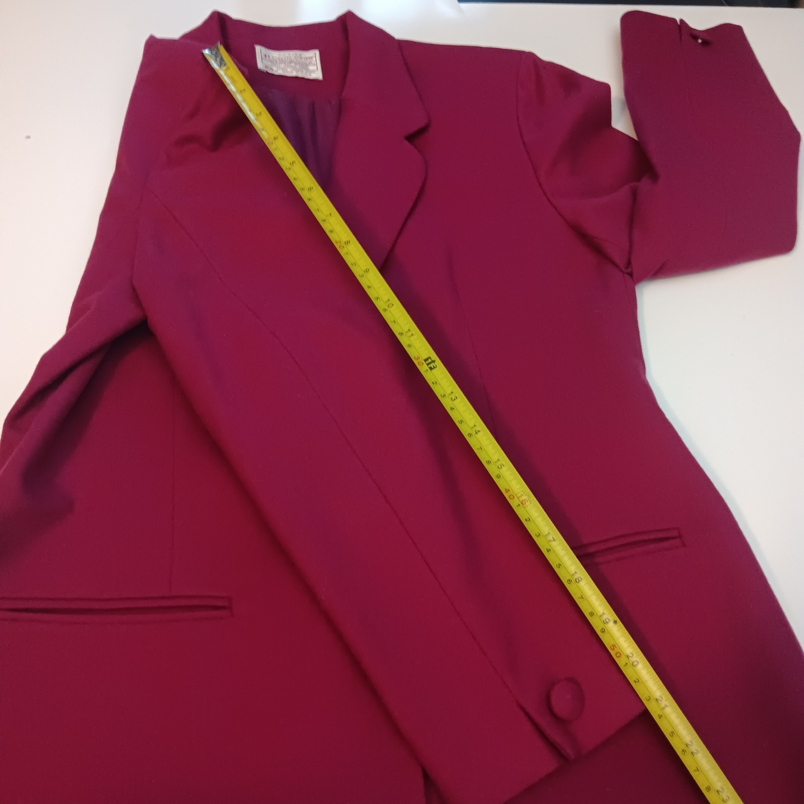 Pendleton Virgin Wool Blazer Jacket Raspberry/Fuc… - image 15