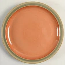 DENBY Dinner Plate Sage Paprika 10.5 Inches I HAVE SEVERAL OF THESE Oven Safe M