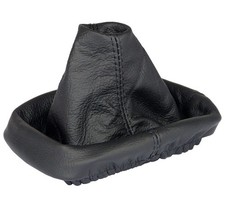 Schaltsack Schaltmanschette für VW Golf 4 IV Bora 100% echtes Leder Schwarz