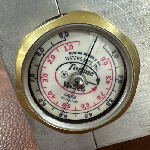Newton Meters X .001 Waters Torque Watch Gauge - Picture 3 of 6