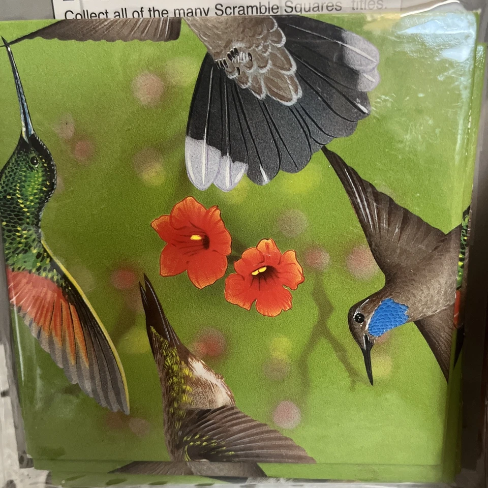 Scramble Squares Puzzle Tiles Humming Birds and North American Birds - Image 3 of 4