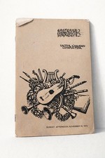 1972 Mastery in Symphony Concert Program | Victor Kerman | Modernist CT