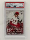 2018 Topps Update Shohei Ohtani Legends in the Making Angels PSA 7