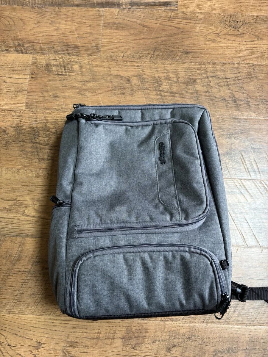 eBags EB2146-15.5 Professional *JUNIOR* Slim Laptop Backpack Sage Green Ebags Laptop Backpack | Ebags Pro Slim Leather Laptop Backpack main image 2
