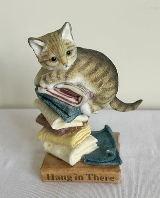 #ad #ad Kitten Tales “Hang In There” Figurine CA3146 Country Artists Cat On Towels $11.50