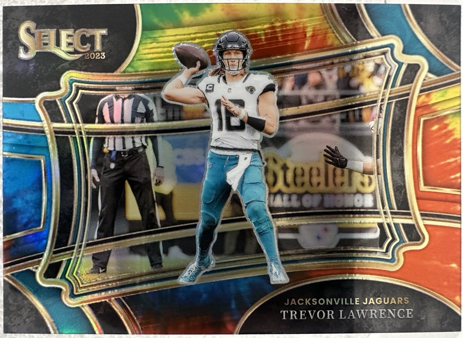 2023 Panini Select TREVOR LAWRENCE Field Level Tie-Dye Prizm /25 JAX JAGUARS