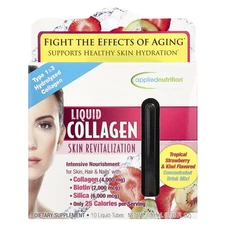 Liquid Collagen, Skin Revitalization, Tropical Strawberry & Kiwi, 10