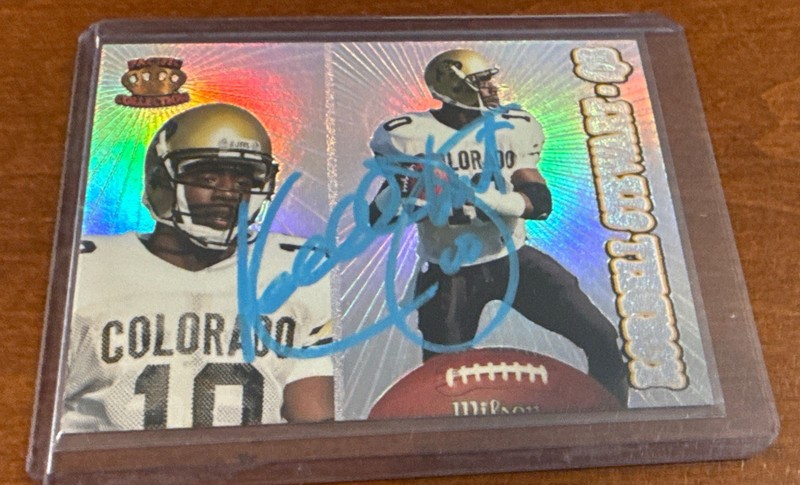 Kordell Stewart Autographed 1995 Pacific Collection # 104