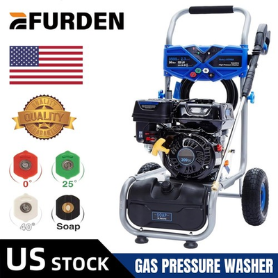 #ad Efurden Cold Water Pressure Washer Gas Powered Washer 3500 PSI 2.3 GPM 209cc $260.99