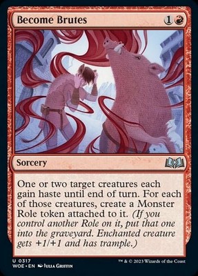 Become Brutes~0317~NM~(WOE) - Wilds of Eldraine~MTG