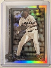 2025 Topps Chrome - Caden Dana #245 Sepia Refractor (RC)