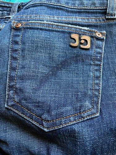 Joes Jeans Mens 29x31 Blue Denim Dark Wash Bootcut Leg Cotton Blend - Picture 6 of 6