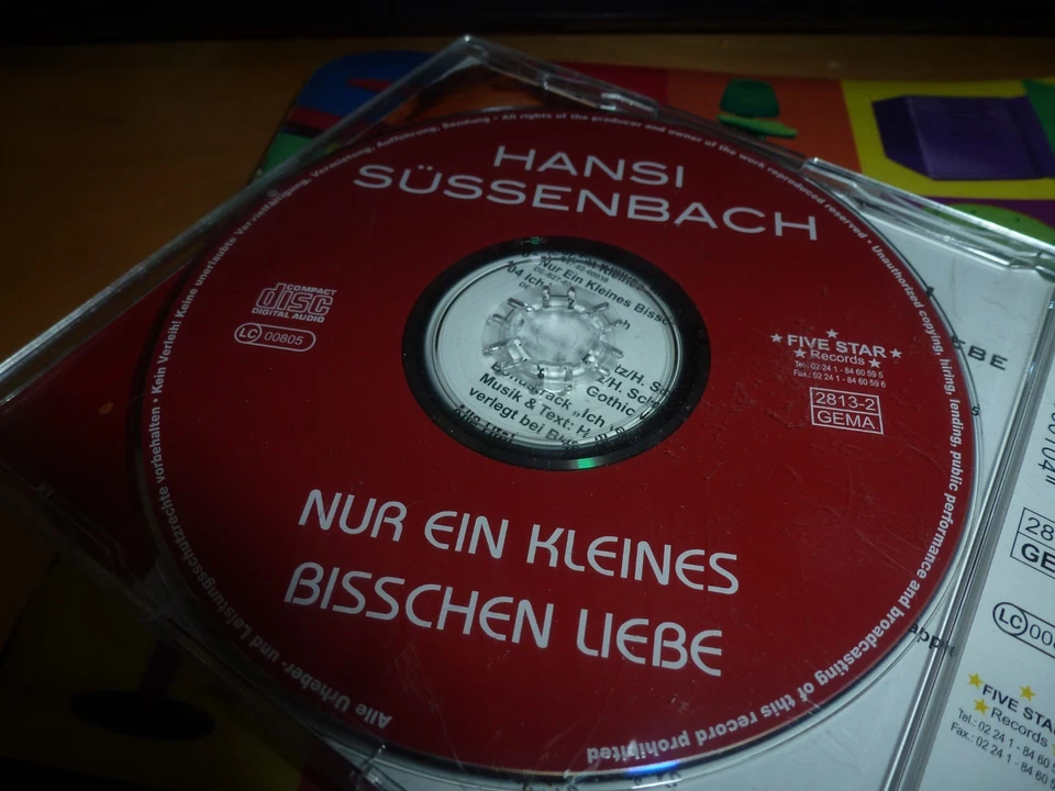 Hansi Süssenbach Maxi-CD Nur ein kleines bisschen Liebe - Bild 3 von 3