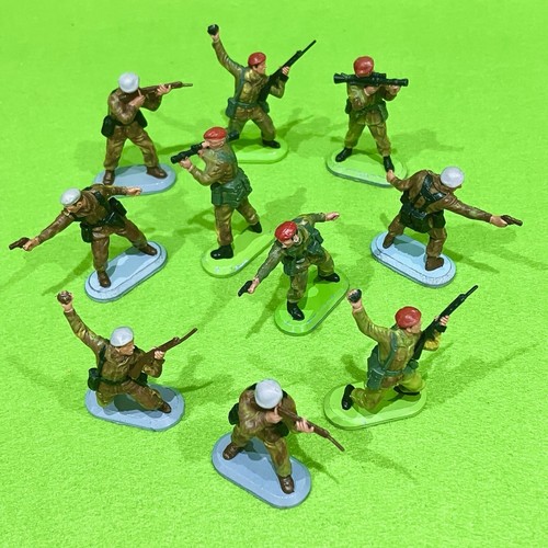Britains Super Deetail 10x British Paratroopers / Army Soldiers JOB LOT #2