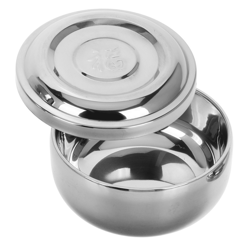 Bol A Ramen Avec Couvercle De Riz Coréen À Soupe Acier Inoxydable