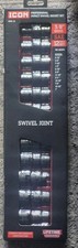Icon 38 Drive Metric Impact Swivel Socket Set 10-piece I2um-10 59747 New Icon 38 Drive Metric Impact Swivel Socket Set 10-piece I2um-10 59747 New