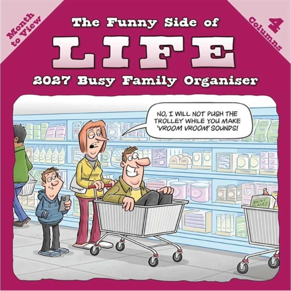 Funny Side Of Life Family Organiser 2027, Family Planners, Month To View, Gift - Image 5