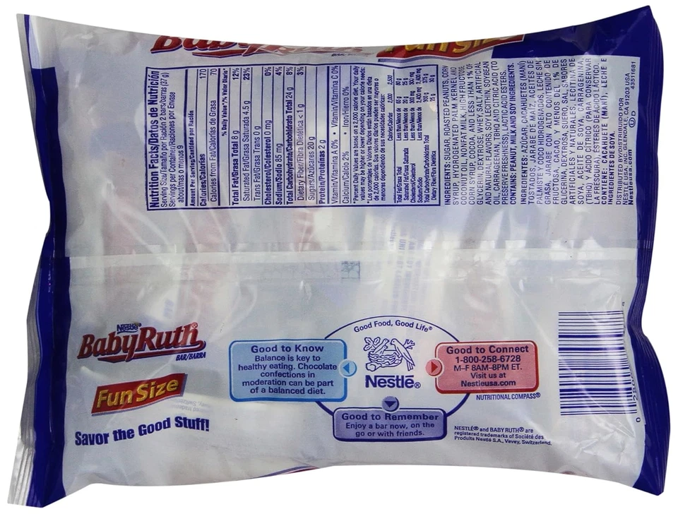 Barritas de chocolate, tamaño divertido, 11,5 OZ Foto 2 de 4