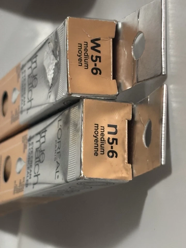 2x L'Oreal True Match Eye Cream In A Concealer 0.40 oz Medium N5-6 & W5-6 - Image 2 of 2