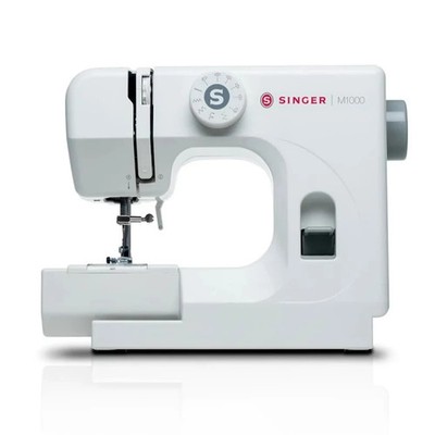 SINGER M1000 Mending Portable Top Drop-In Bobbin Sewing Machine (White)