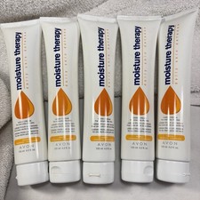new Avon Moisture Therapy Daily skin defense hand cream lotion 4.2 oz Set Of 5