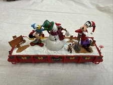 Hawthorne Village Disney Christmas Train Gondola 1940's Mickey & Friends Express