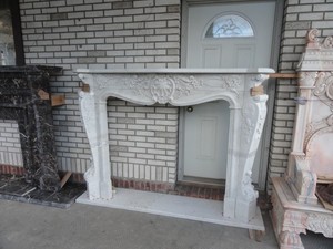 Hand Carved French Style Marble Fireplace Mantel Mbf90 Ebay