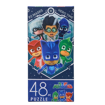 PJ Masks Hero Time 48 Pc Jigsaw Puzzle - Kids' Catboy Owlette Gekko Toy Game