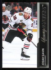 2021-22 Upper Deck #718 Josiah Slavin Young Guns RC