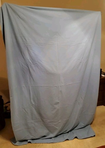 L. L. Bean Wedgewood Blue Fleece Twin Flat Sheet - Picture 5 of 5