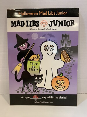 Halloween Mad Libs Junior: World's Greatest Word Game by Roger Price: New
