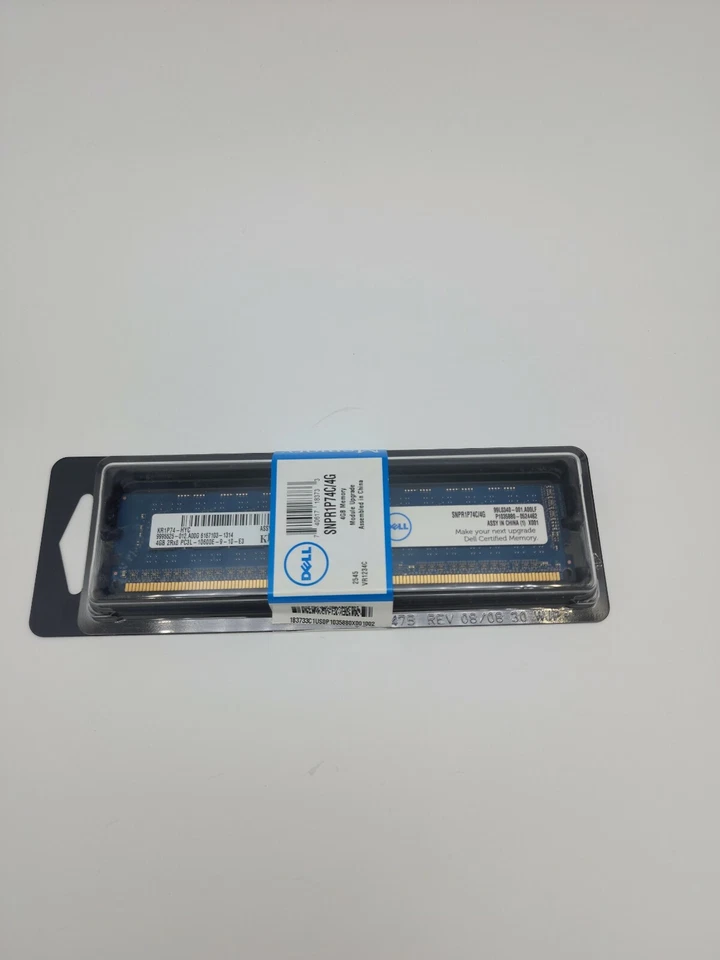 SNPR1P74C/4G Dell 4GB PC3-10600 DDR3-1333MHz ECC Unbuffered CL9 240-Pin DIMM 1.3 - Image 3 of 4
