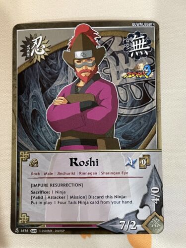 Naruto CCG, Roshi, 1676, LP, Foil