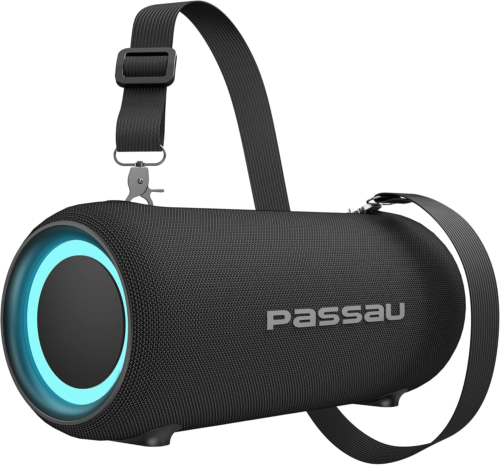 High-Performance 40W Bluetooth Speaker with Deep Bass and RGB Lights, IPX5