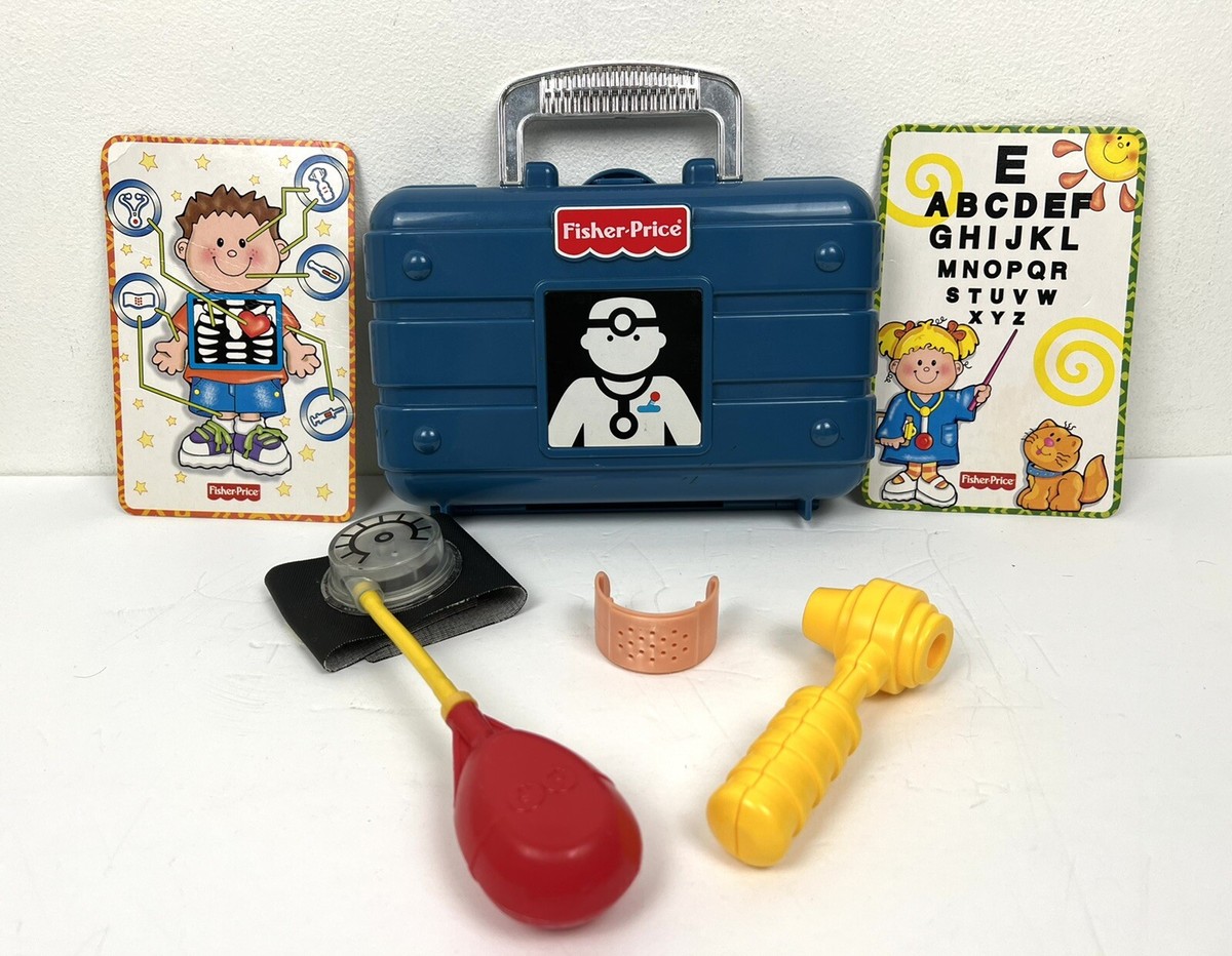 2000 Fisher Price Toys Medical Kit Doctor Nurse Play Set