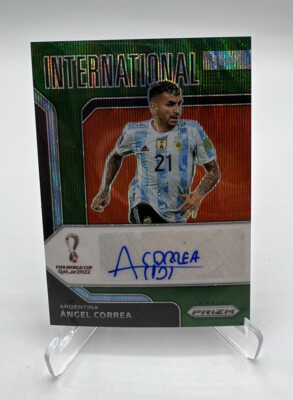 Angel Correa 2022 Prizm World Cup International Ink Auto #I-ANC