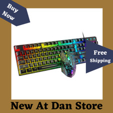 Enhance Your Gaming Experience with Kuiying T6RGB Luminous Keyboard and Mouse