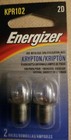 NEW 2 Pack Energizer KPR102 2D Krypton Flashlight Bulbs 2 Pack