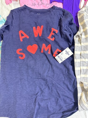 (6) Lot Girls Size 8 Kids Shirts Osh Kosh Gap Kids Gymboree - Picture 3 of 7