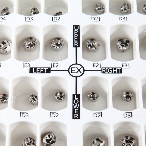 USA Dental Kids Crown Stainless Steel Temporary Primary Molar Crowns 48 Sizes - Picture 12 of 21