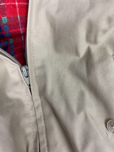 Vintage Bradlees Jacket Youth Boys Size 14 Khaki Preppy Classic Retro 80s - Picture 3 of 11