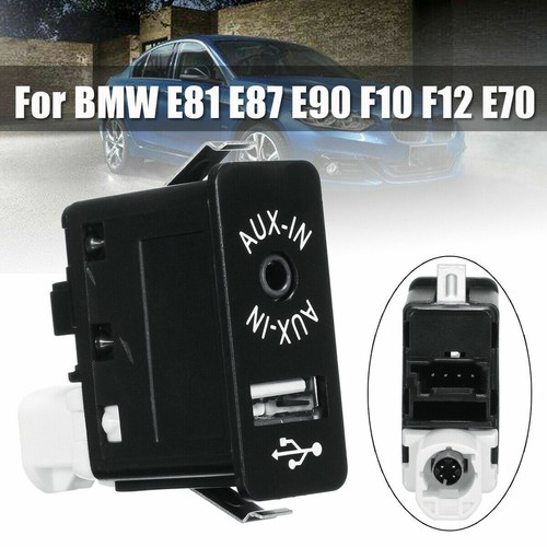 Enchufe de entrada auxiliar USB AUX para automóvil para BMW E81 E87 E90 F10 F12 E70 84109237653 - Imagen 1 de 6