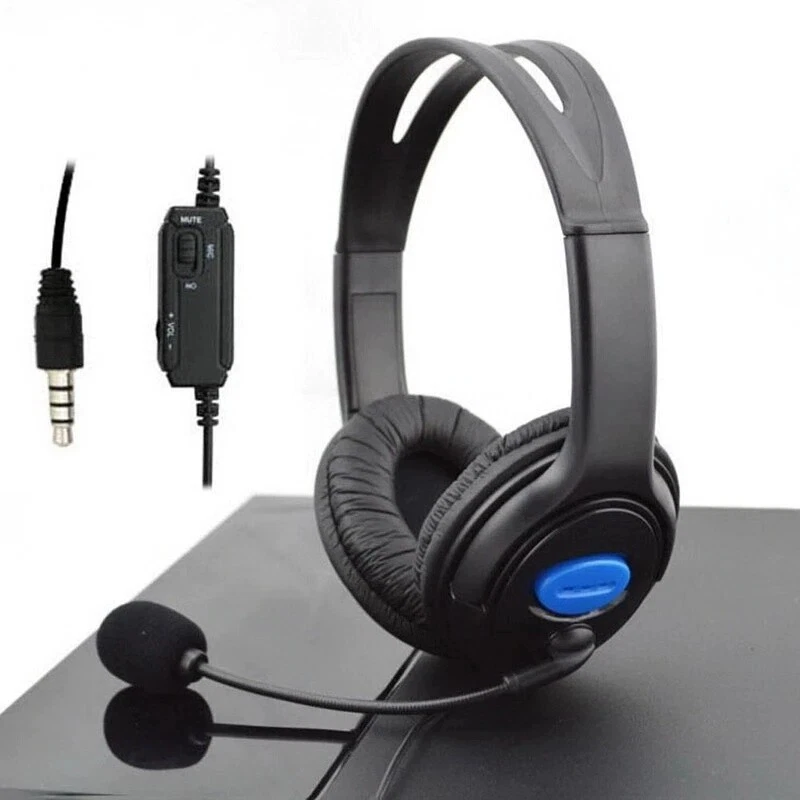 Wired Stereo Bass Surround Gaming Headset for PS4 New Xbox One PC with Mic - Image 2 of 4